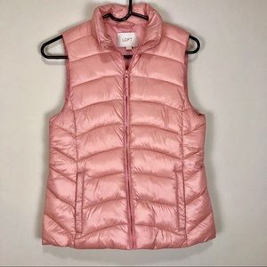 LOFT | Pink Lightweight Vest. NWT